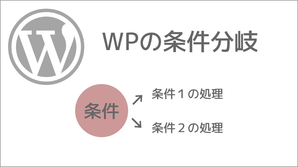 WPの条件分岐